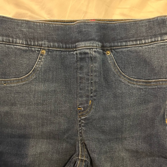 Spanx Women’s Distressed Denim Skinny Jean Leggings Small - Picture 5 of 14